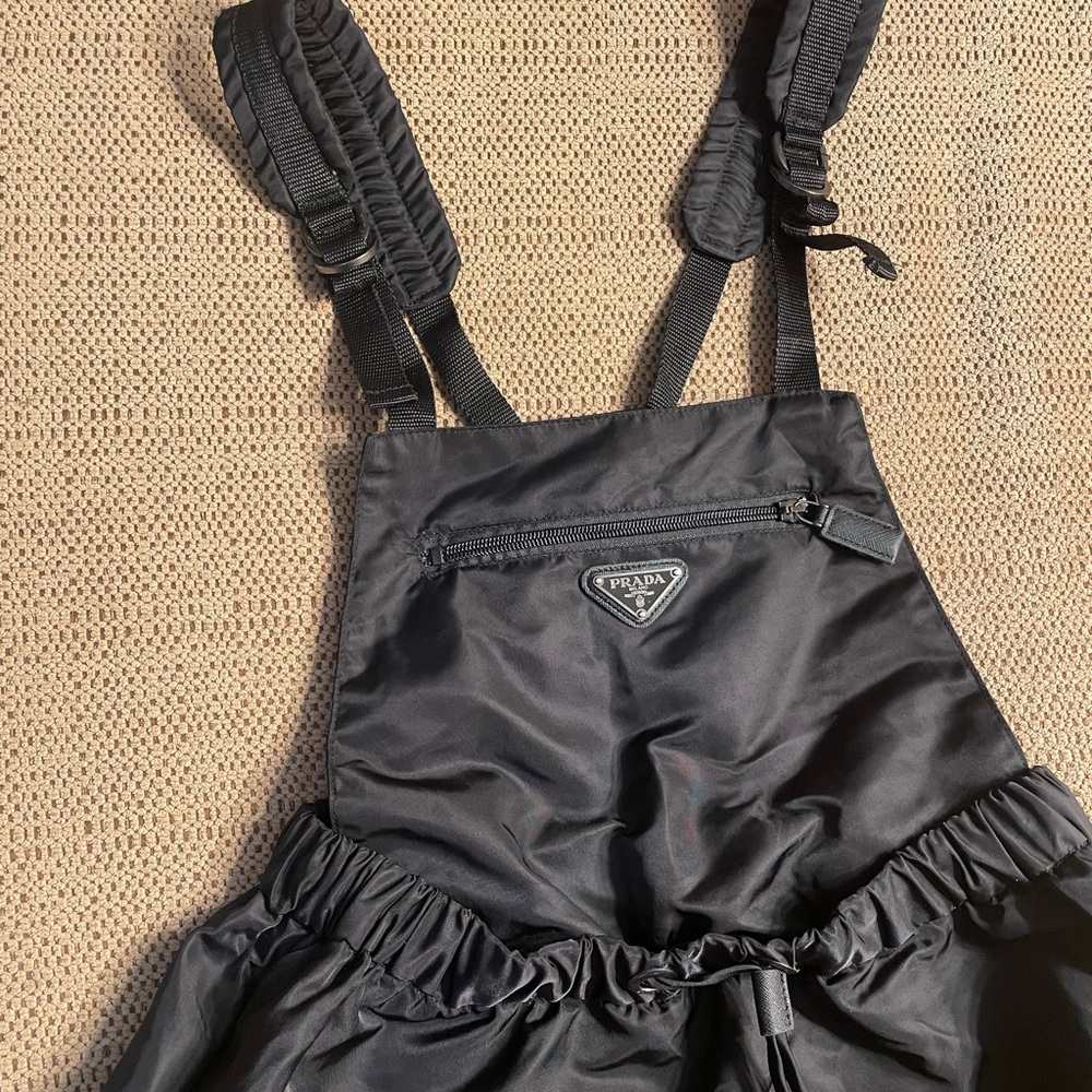 PRADA Logo Mini Nylon Dress Renylon - Picture 7 of 13